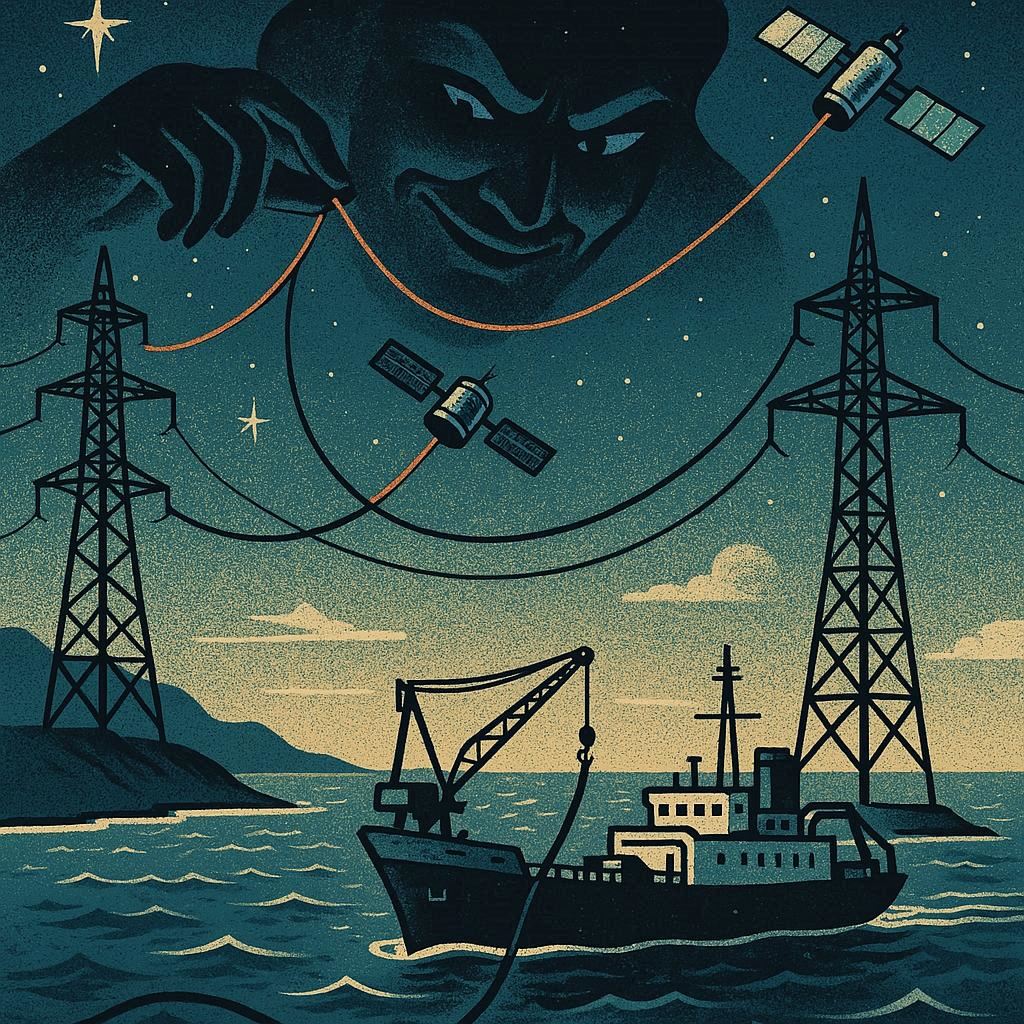 Celestial Deception* From Cable Towers to Submarine Cables and the Phantom Satellites: