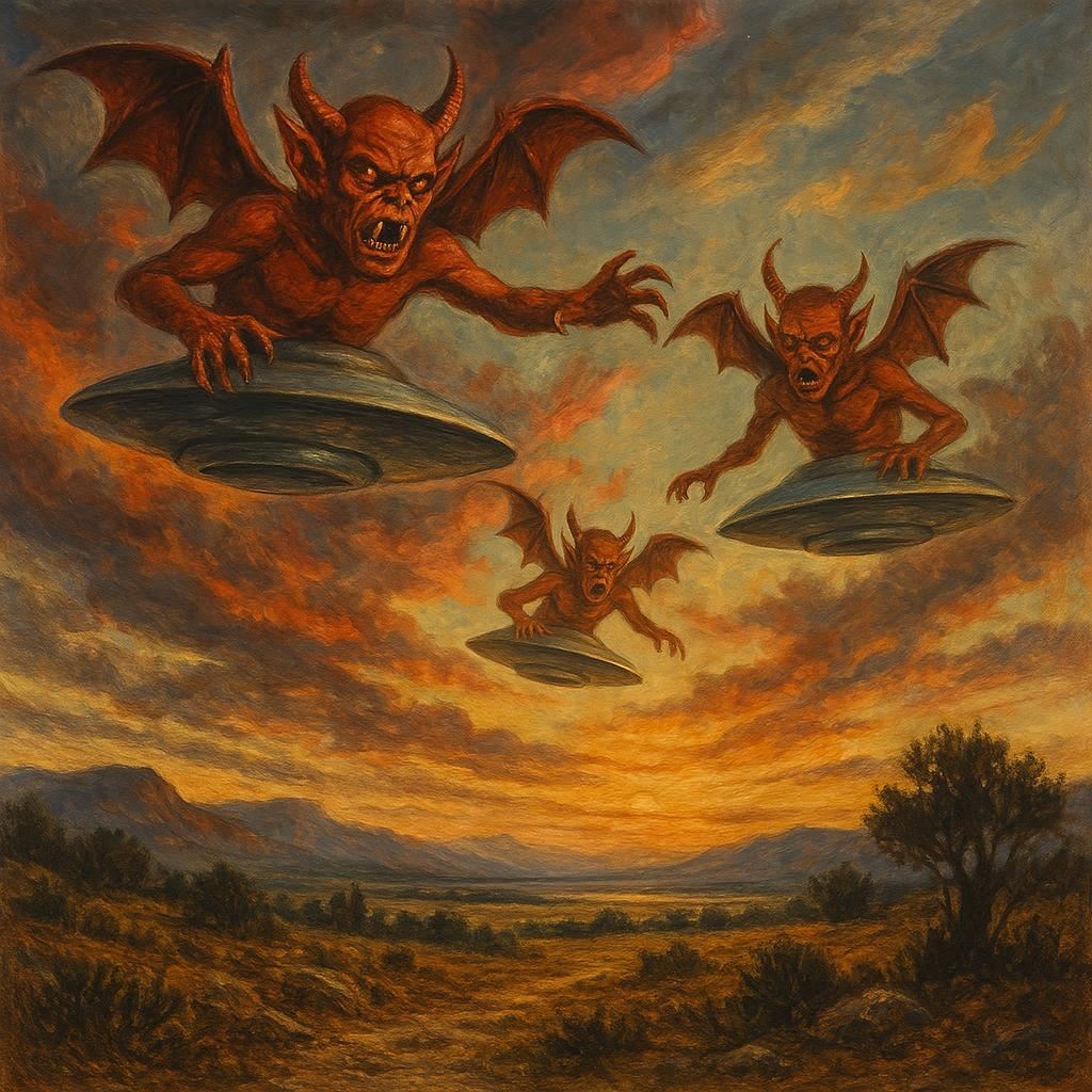 Chariots of the Air: Demons Masquerading as Aliens: